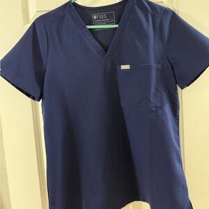 Figs Navy Top and Bottom Set Women’s Small